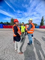 L’assessore regionale Thomas De Luca in visita al TMB di Foligno